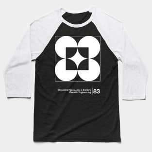 Genetic Engineering / Minimal Style Graphic Artwork Baseball T-Shirt